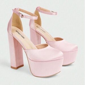 Pink Platform Pumps - very Ariana Grande